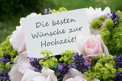 Ich/wir möchte/n euch mit einem song von nena zur hochzeit gratulieren: Glückwünsche und Sprüche zur Hochzeit