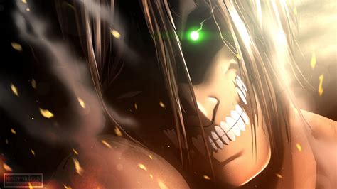 Attack On Titan Titan Eren Wallpapers Top Free Attack On Titan Titan