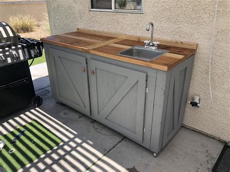 Pretty Excited About The Outdoor Kitchen Counter That I Just Completed