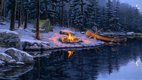 Camp Fire Wallpapers Wallpaper Cave