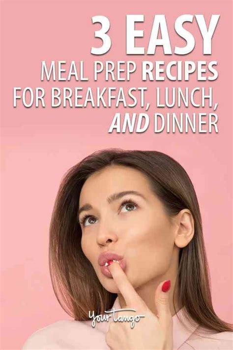 3 Easy Meal Prep Recipes For Breakfast Lunch And Dinner Meal Prep Meal Prep Clean Eating Easy