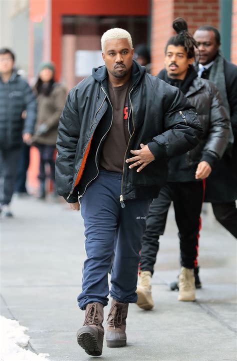Kanye West Dyes His Hair Platinum Blond Again See The