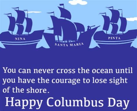 Quotes About Columbus Day Happy Columbus Day Columbus Day Columbus