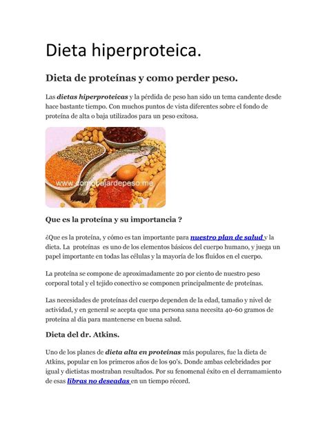 Dieta Hiperproteica By Jorge Issuu