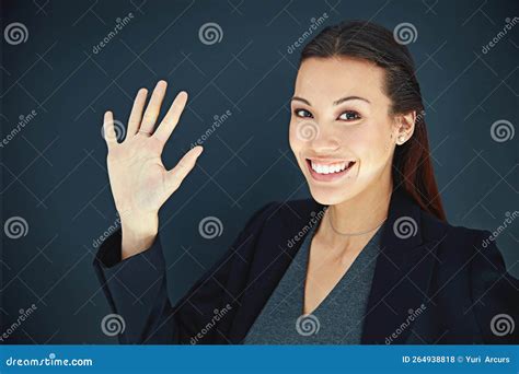 Raise Your Hand If Youre A Self Made Success Portrait Of A Young Businesswoman Showing A Number