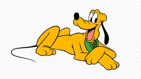 Cartoon Walt Disney Pluto Laying Down Image Png Citypng