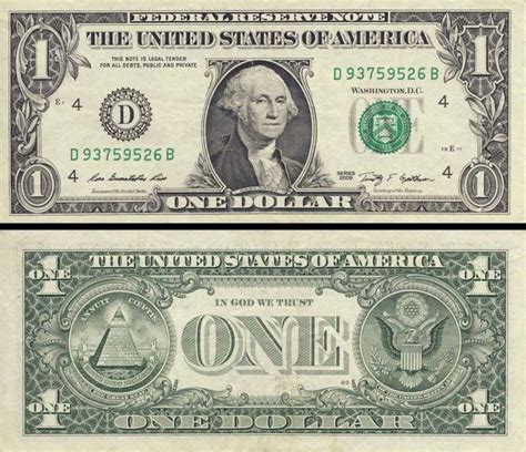 Printable Dollar Bill