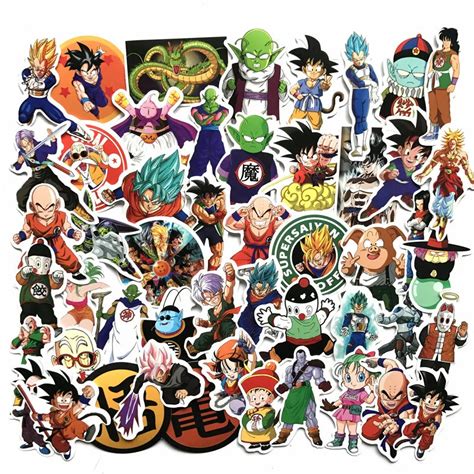 Buy 50pcs Graffiti Dragon Ball Sticker Japan Anime