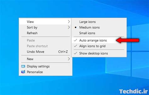 How To Auto Arrange Icons On Windows 10 Desktop
