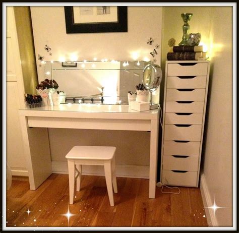 Desk h 78 add 55 x w 83 x. Makeup Vanity Table with Lights - HomesFeed
