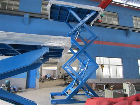 Extension Platform Static Scissor Lift Hydraulic Vertical Lifting From