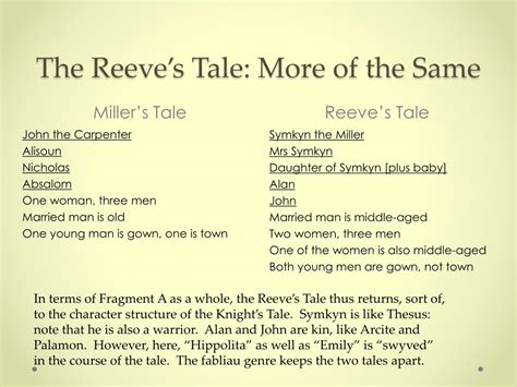 Ppt The Reeves Tale Powerpoint Presentation Free Download Id5983687