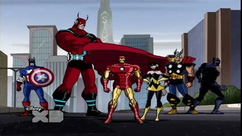 Disney Xd Scandinavia The Avengers Earths Mightiest Heroes Intro Youtube