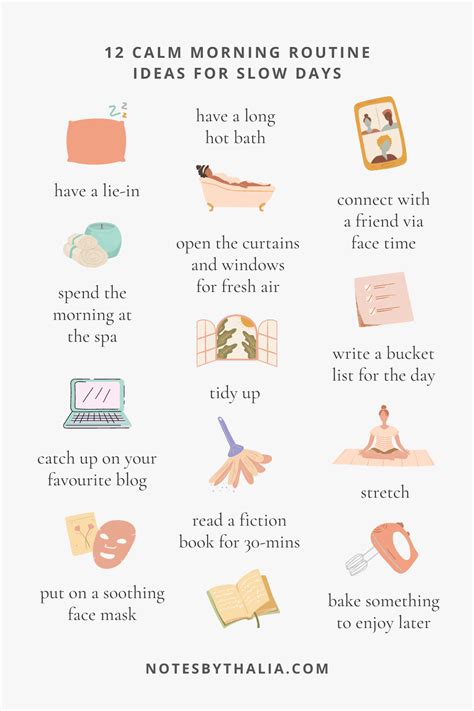 60 Morning Routine Ideas To Try On Busy Or Slow Days Notes By Thalia