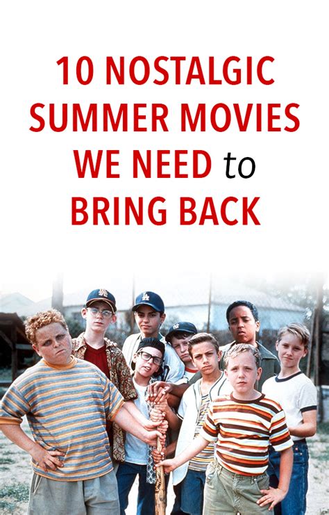 10 Nostalgic Summer Movies Every Kid Needs To Watch Summer Movie