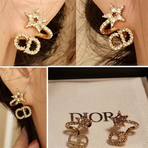 Dior Earringswomens Goldnew Hot Sale100 Authentic Shopee Thailand