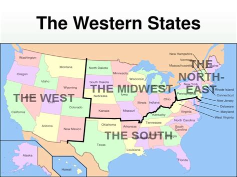 Ppt The Western States Powerpoint Presentation Free Download Id
