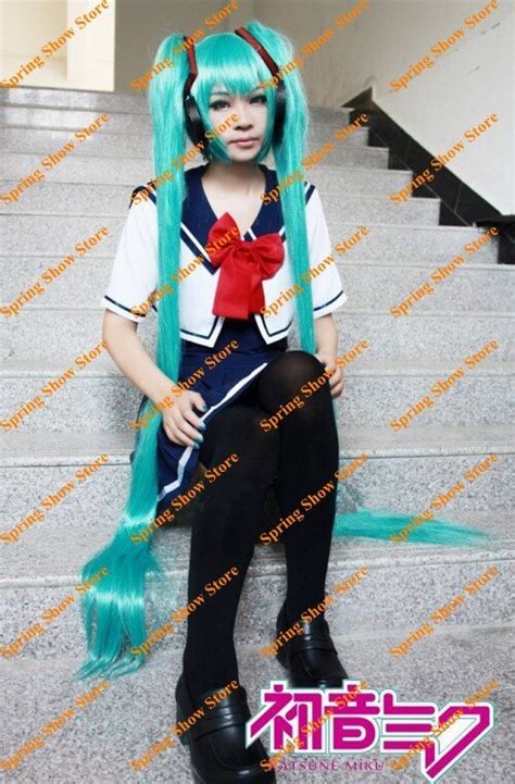Hatsune Miku Project Diva Vocaloid Miku Anime Cosplay Costume Janpanese