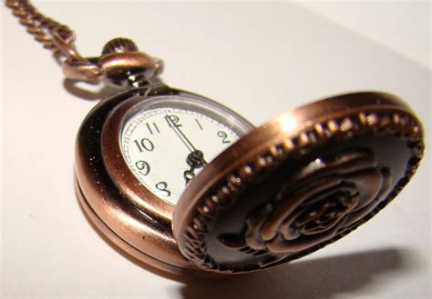 A Bead A Day Rose Covered Pocket Watch Locket