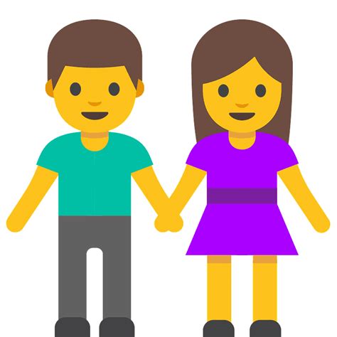 Mand Og Kvinde Hånd I Hånd Emoji Clipart Gratis Download Creazilla