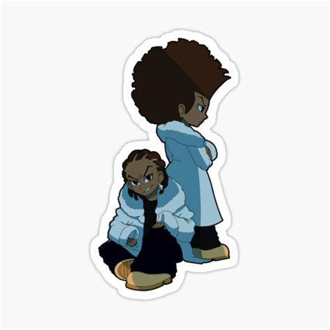 The Boondocks Sticker For Sale By Vara Store Redbubble