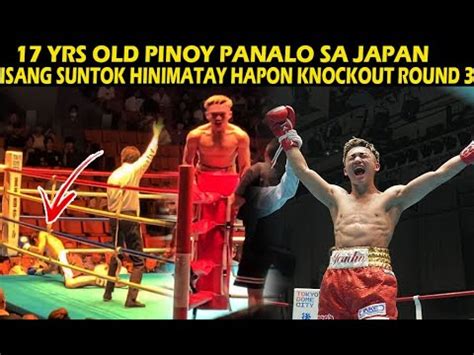 JUNE 27 2024 17 YRS OLD PINOY PANALO SA JAPAN KNOCKOUT ANG HAPON SA