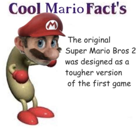cool mario facts on tumblr