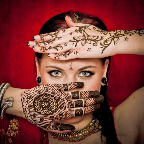 Gambarnya Henna India Untuk Kalian Teknik Menggambar Henna Atau Inai