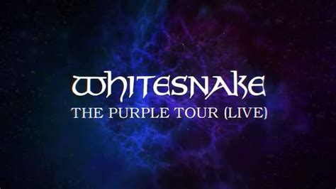 Whitesnake The Purple Tour Live Album Unboxing Video Streaming