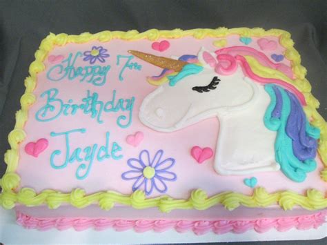 Unicorn Drawing Cake Unicorn Birthday Party Cake Birthday Sheet Cakes
