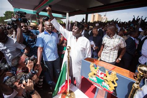 15 Breathtaking Photos Of Railas Swearing In Ceremony At Uhuru Park