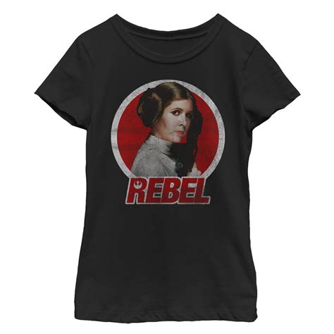 Star Wars Star Wars Girls Princess Leia Retro Rebel T Shirt