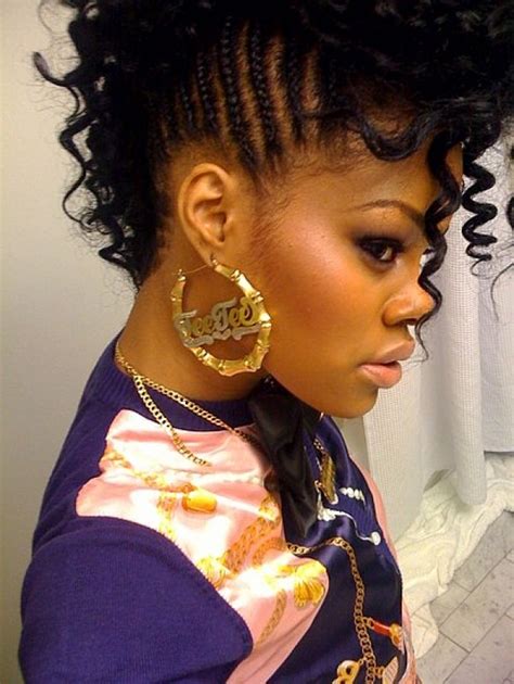 The short mohawk looks expressive and fancy. 20 Badass Mohawk Hairstyles for Black Women