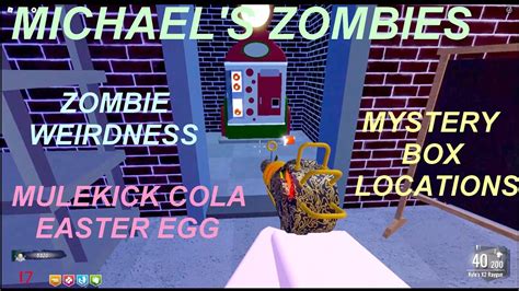 Roblox Michaels Zombies Mulekick Cola Easter Egg And Mystery Box