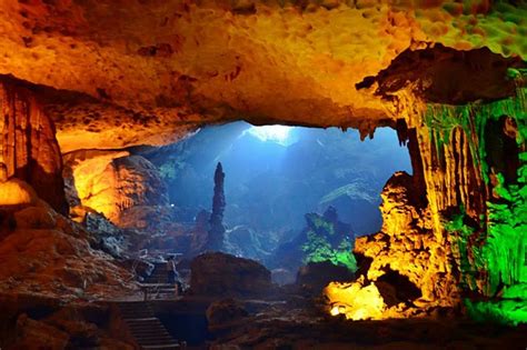Famous Caves And Grottos System In Halong Bay