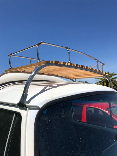 Roof Rack 2 Bow Stainless Steel And Timber Allaircooled