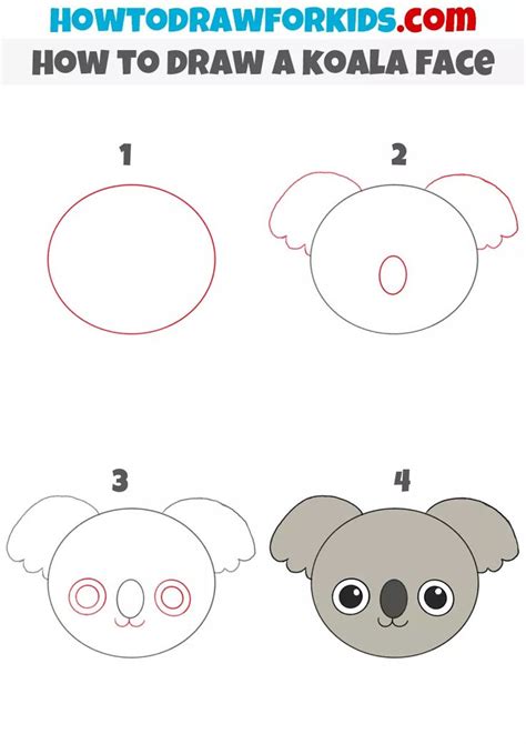 How To Draw A Koala Step By Step Easy Jina Fournier