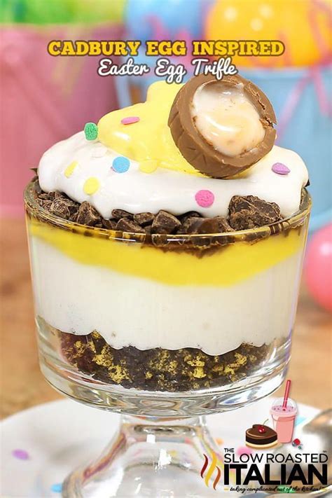 This link is to an external site that may or may not meet accessibility guidelines. Cadbury Egg Inspired Easter Trifle | Trifle recipe, Dessert recipes, Easy desserts