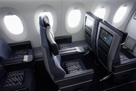 Nieuwe Premium Economy Cabine Finnair Aan Boord Van De Airbus A350 900