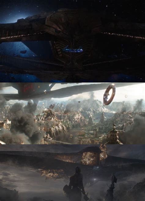 Someone Else Has The Impression That Thanos Ship Looks Smaller In