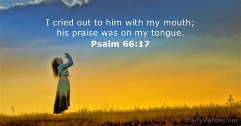 Psalm 6617 Bible Verse