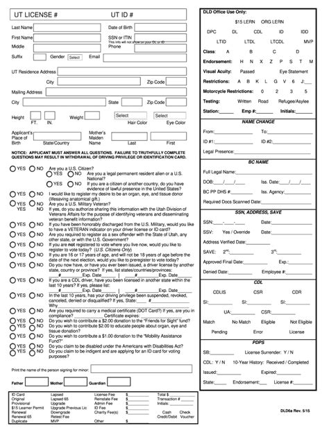 Drivers License Renewal Utah Fill Out And Sign Online Dochub
