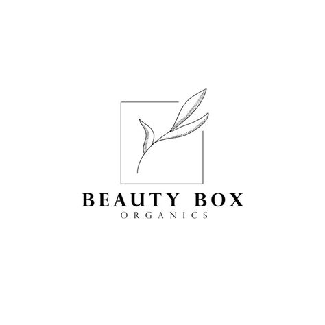 Beauty Logo Box Logo Leaf Logo Pre Made Logo Logo Etsy Photography