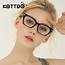 Kottdo Cat Eye Frame Retro Eyeglasses Optical Glasses Women 