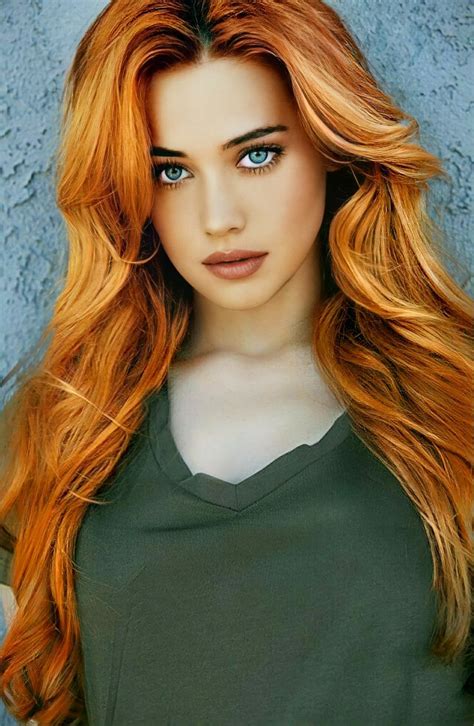 Petricore Redhead Ginger Fashion Beautiful Eyes Color Beautiful Red