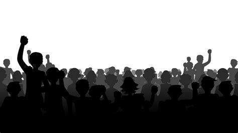 Concert Crowd Silhouette Png Silhouette People