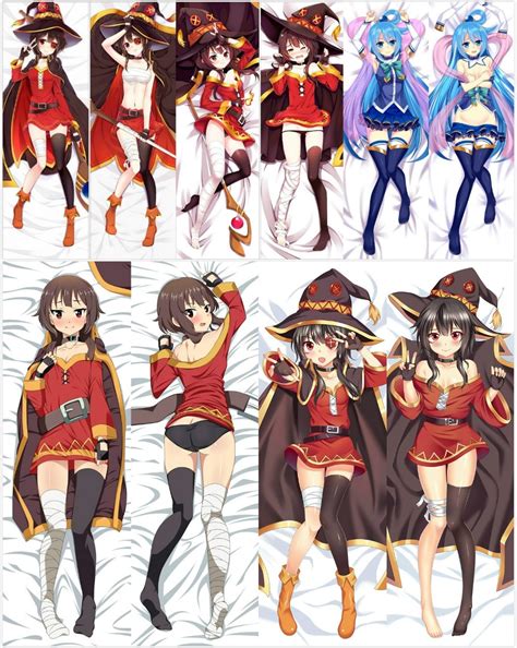 Buy Konosuba Cute Megumin And Aqua Dakimakura Hugging Body Pillow