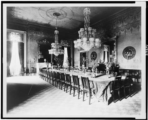 State Dining Room In The White House Library Of Congress