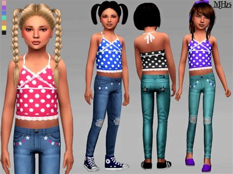 The Sims Resource Spring Child Outfit By Margeh 75 Sims 4 Downloads