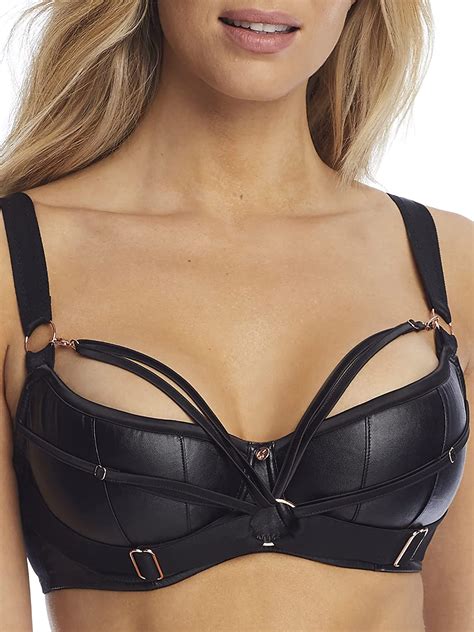 Curvy Kate Womens Scantilly Harnessed Padded Half Cup Bra St8105 Black 34e At Amazon Womens
